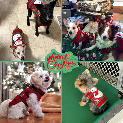 Ugly Christmas Sweater Xmas Snowman Sweater Cat Dog (Snowman1#, S)